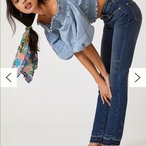 anthropologie pilcro high rise cigarette jean size 29